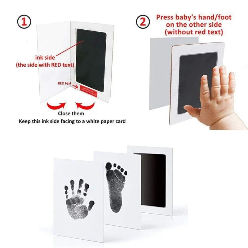 Baby Footprint & Handprint Inkless Kit